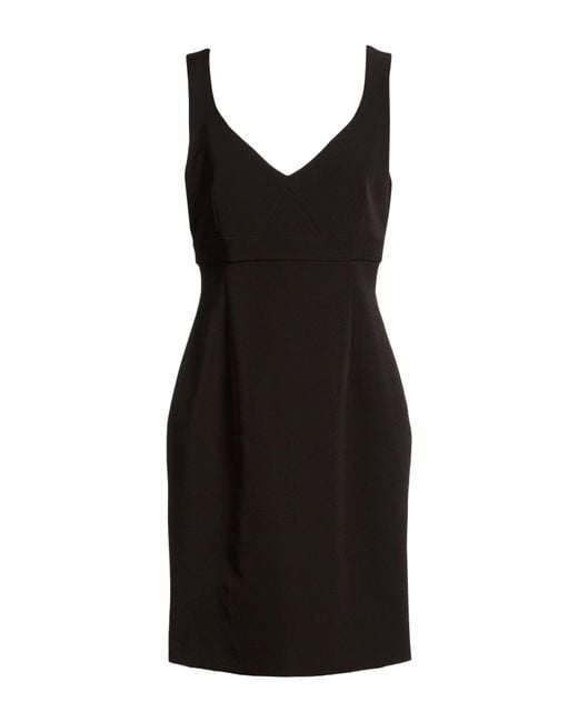 Hanita Black Mini Dress Polyester, Elastane