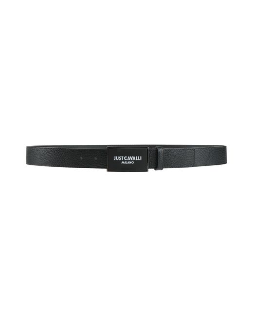 Just Cavalli Black Belt Leather for men