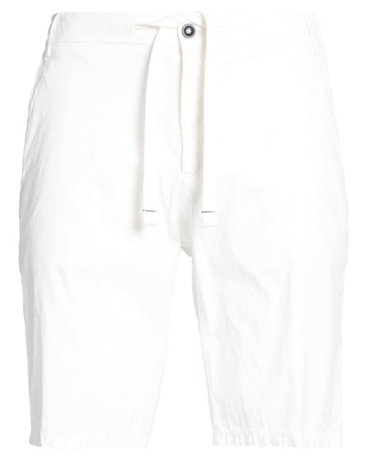 Harmont & Blaine White Shorts & Bermuda Shorts Cotton, Elastane for men