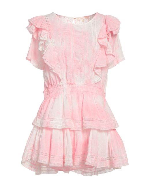 LoveShackFancy Pink Mini Dress