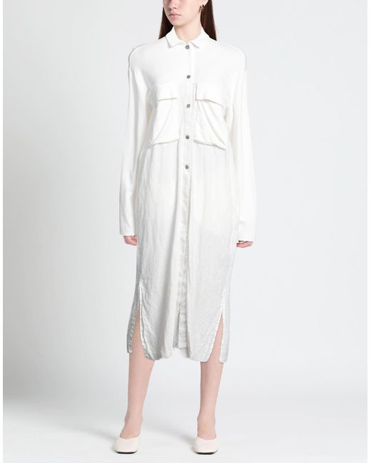 Thom Krom White Midi Dress
