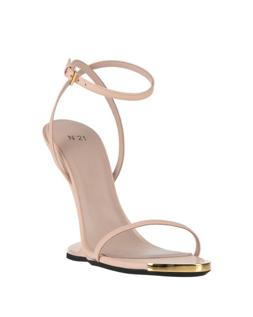 N°21 White Light Sandals Leather