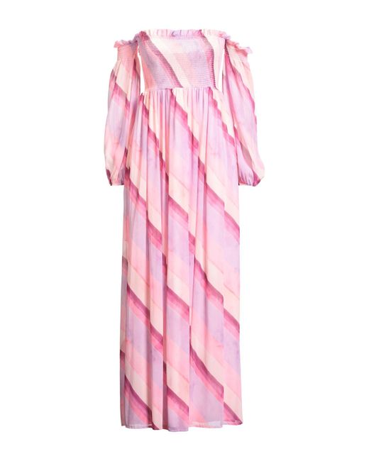 Vestito Lungo di Rebel Queen in Pink