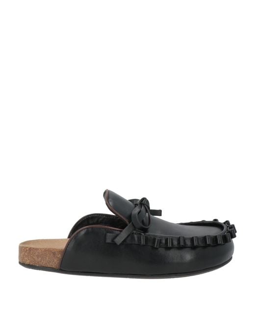 J.W. Anderson Black Mules & Clogs Leather