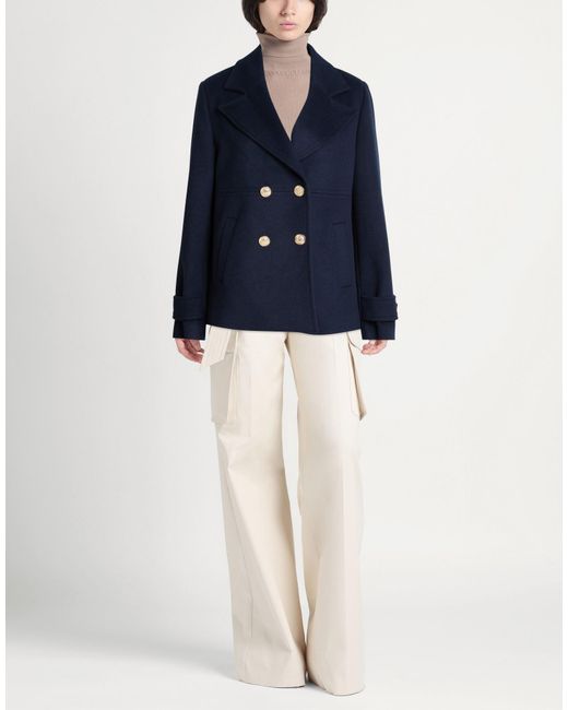 Oltre Blue Blazer Viscose, Polyester