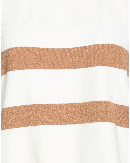 Denny Rose White Sweater Viscose, Elastane