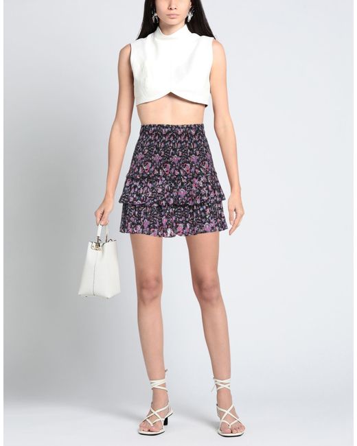 Isabel Marant Purple Mini Skirt