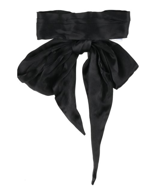 Nina Ricci Black Hair Accessory Acetate, Silk