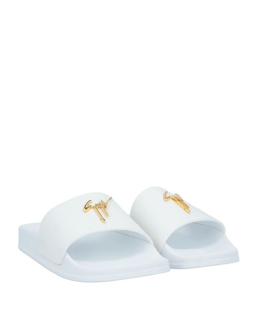Giuseppe Zanotti White Sandals