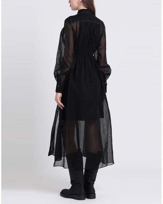 Vestido largo Brunello Cucinelli de color Black