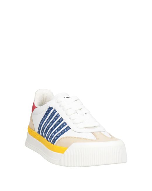 DSquared² Blue Sneakers Calfskin for men