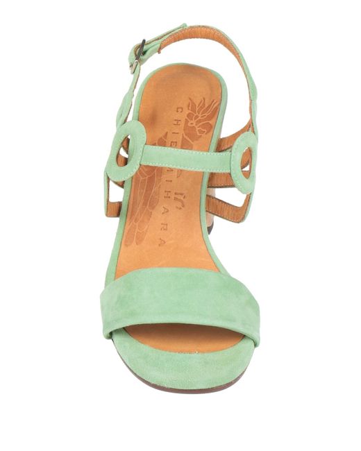 Chie Mihara Green Sandals Leather