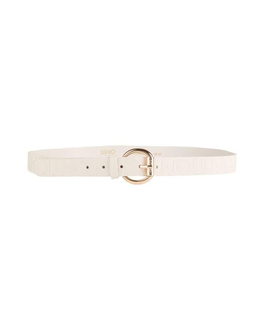Liu Jo White Belt Polyurethane, Polyester