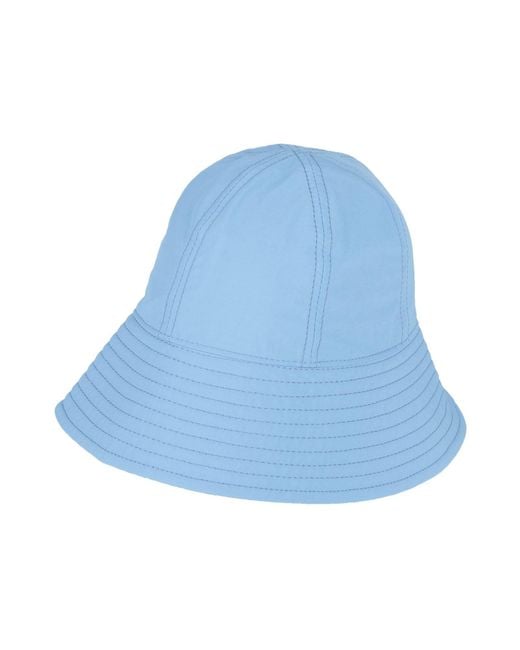 Jil Sander Blue Hat Polyester for men