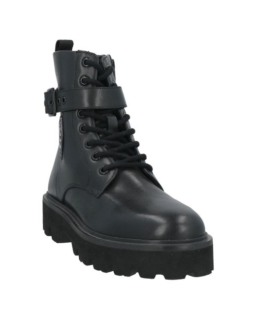 Blauer Black Stiefelette