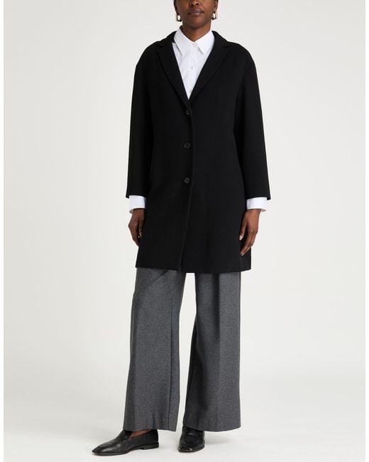 Aspesi Black Coat Wool, Elastane