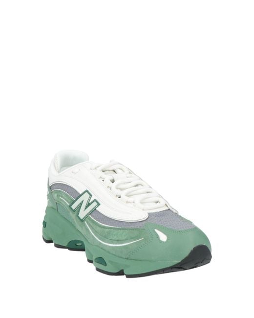 New Balance Green 1000 Sneakers Leather, Textile Fibers for men