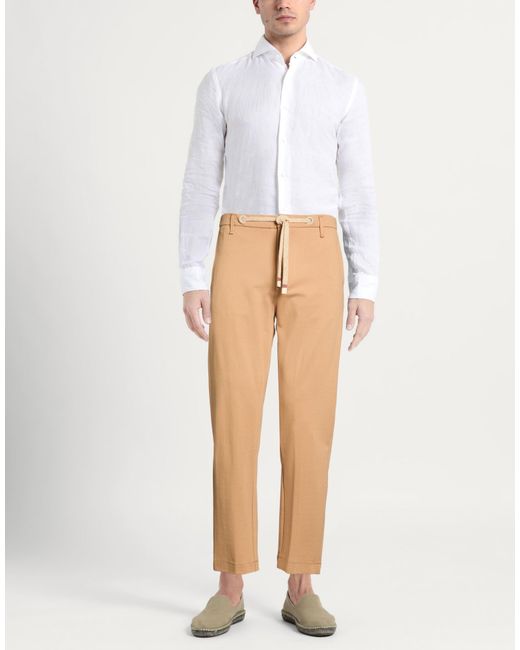 Squad² Natural Camel Pants Viscose, Nylon, Elastane for men