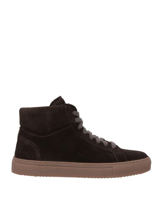 Calce Brown Sneakers Leather for men