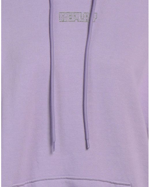 Sudadera Replay de color Purple