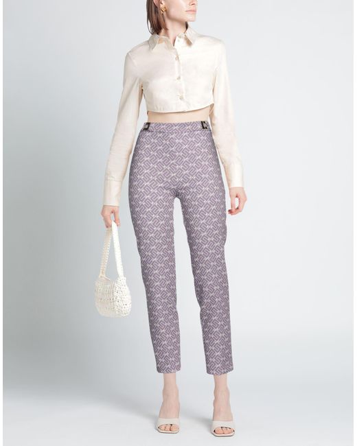 Elisabetta Franchi Gray Trouser