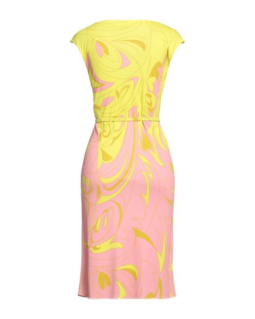 Emilio Pucci Yellow Mini Dress
