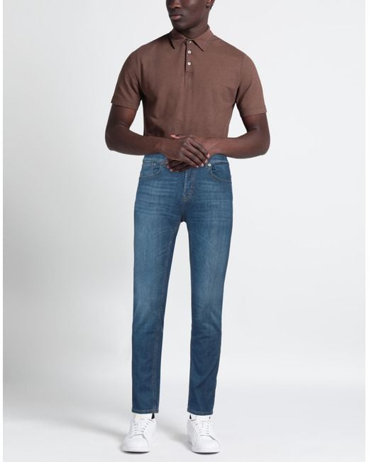 Dondup Blue Denim Trousers for men