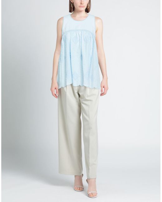 Rebel Queen Blue Sky Top Cotton