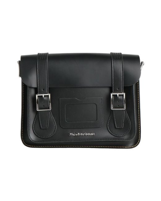 Dr. Martens Black "11" Leather Satchel + Kiev+Smooth" -- Handbag Cow Leather