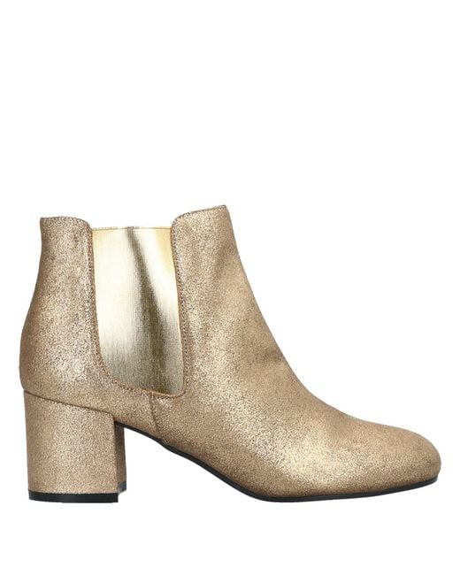 Pollini Natural Ankle Boots