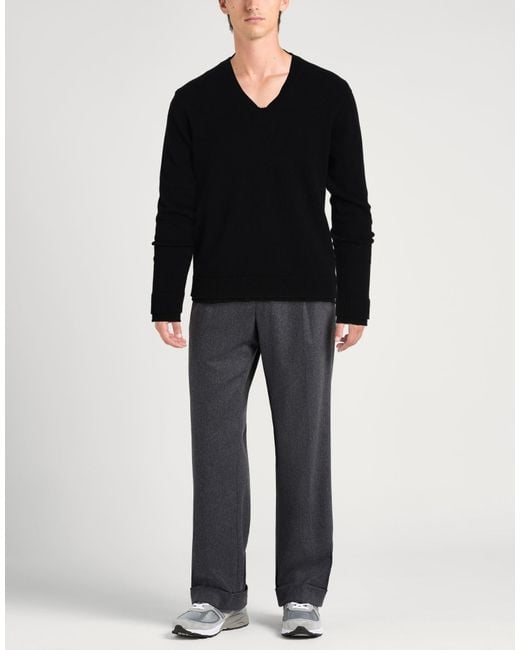 Grifoni Black Sweater Virgin Wool for men