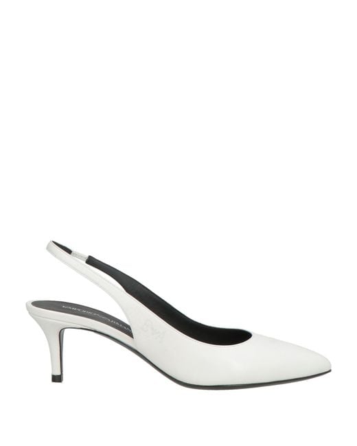 Emporio Armani White Pumps