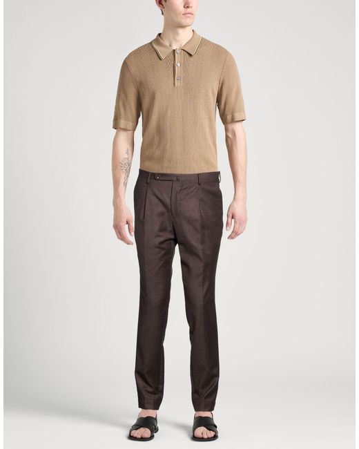 Incotex Brown By Slowear Pants Virgin Wool for men