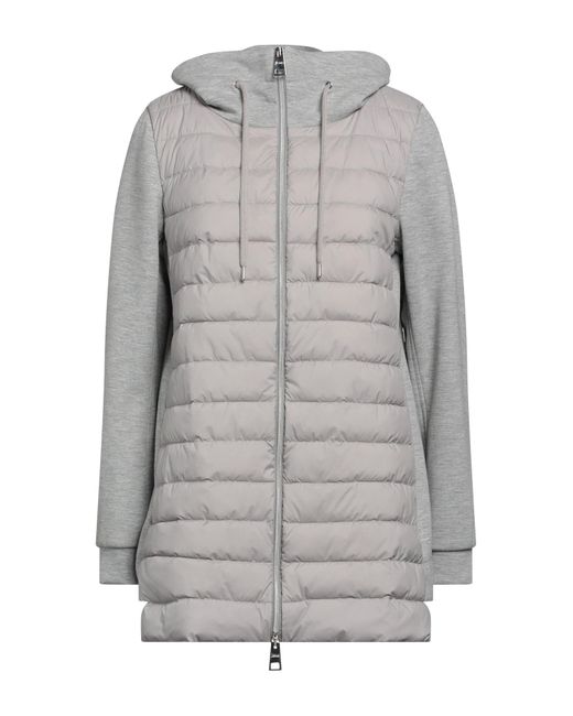 Herno Gray Light Puffer Polyamide, Polyurethane, Cotton, Viscose