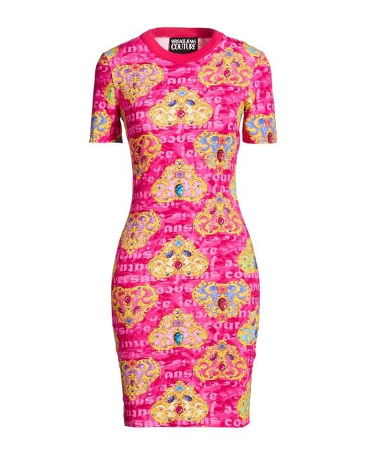 Versace Jeans Couture Pink Mini Dresses