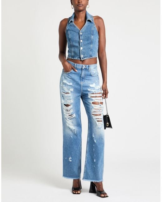 Pantalon En Jean Liu Jo en coloris Blue