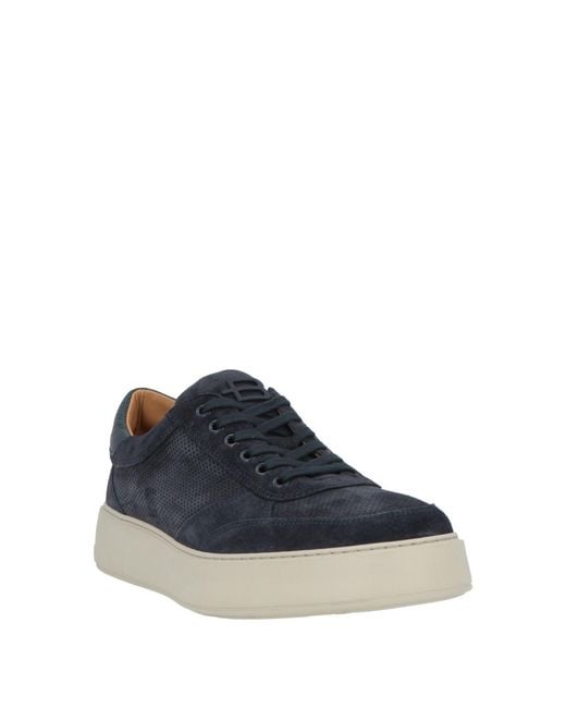 Baldinini Blue Sneakers Leather for men