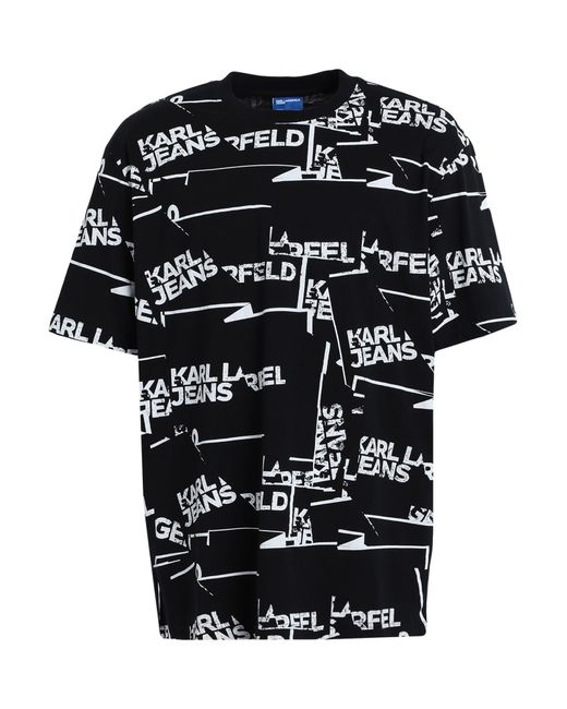 Camiseta Karl Lagerfeld de hombre de color Black