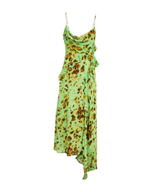 Robe Midi MSGM en coloris Green