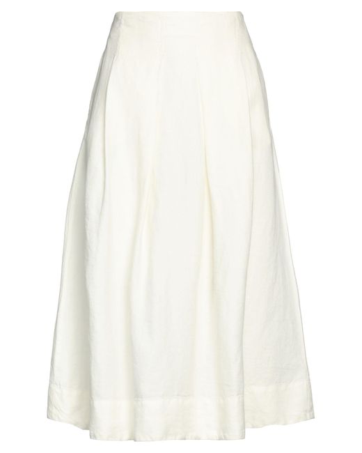 Peserico EASY White Midi Skirt