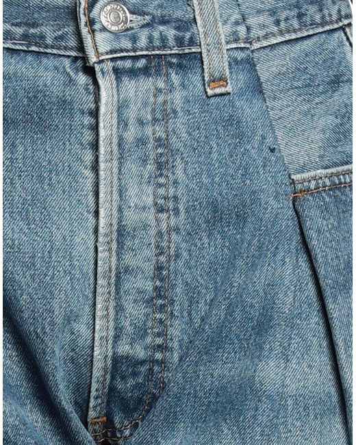 Pantalon en jean RE/DONE with LEVI'S en coloris Blue