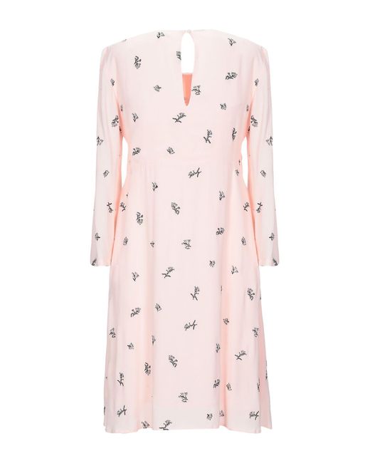 Patrizia Pepe Synthetic Short Dress in Pink - Lyst