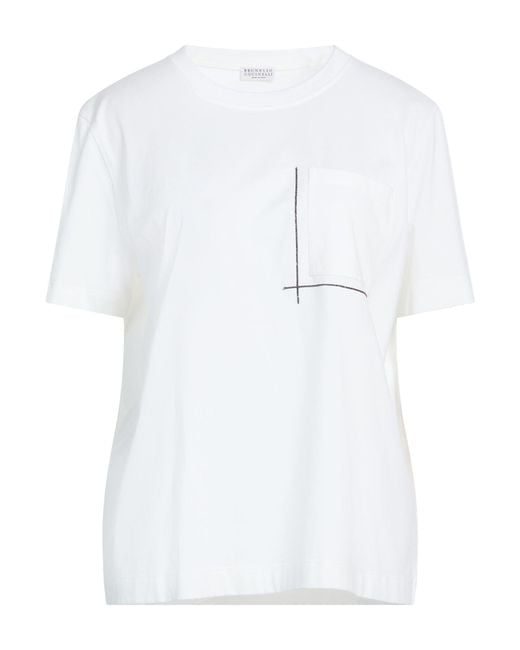 Brunello Cucinelli White T-Shirt