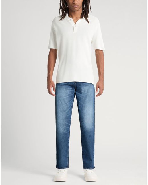 ARMANI EXCHANGE Blue Jeans Cotton, Elastane for men