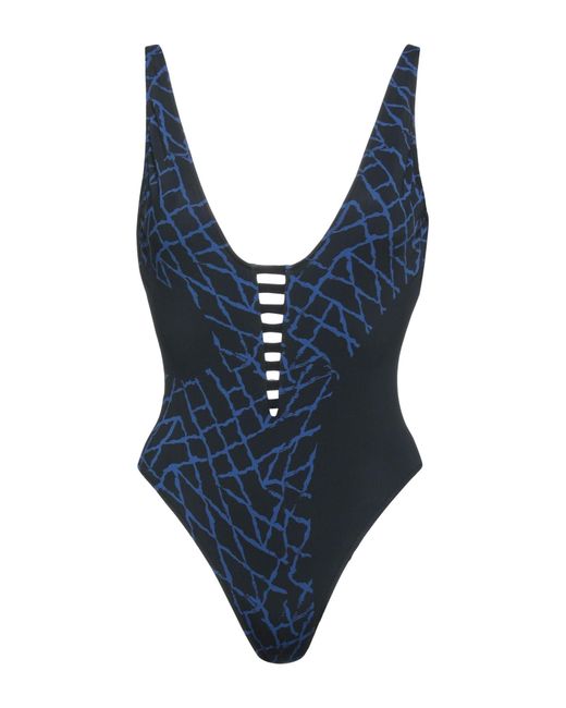 Derek Lam Blue One-piece Swimsuit