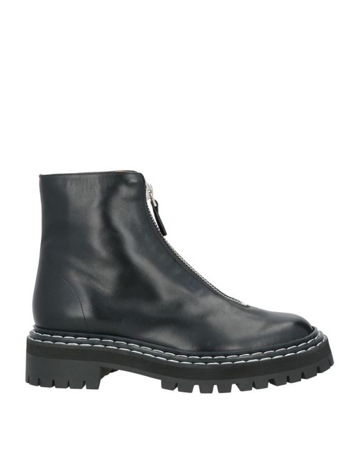 Proenza Schouler Black Ankle Boots