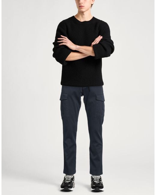 Eleventy Blue Midnight Pants Cotton, Elastane for men