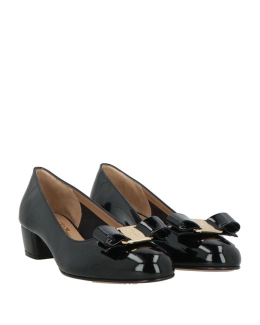 Ferragamo Black Pumps Leather