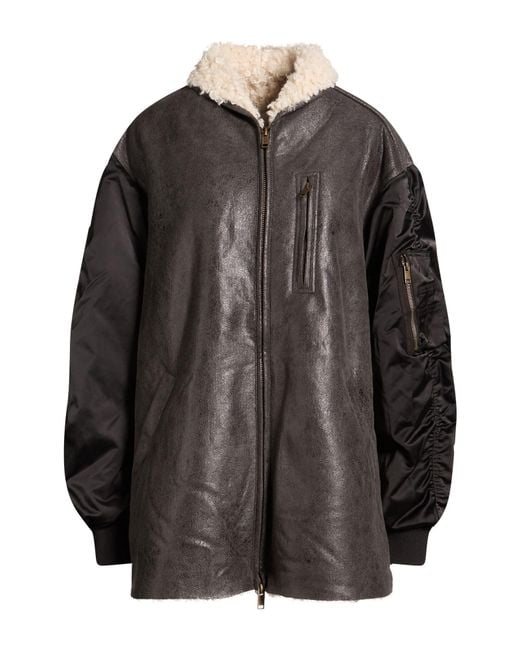 Isabel Marant Black Shearling & Teddy