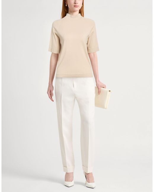 Liviana Conti Natural Turtleneck